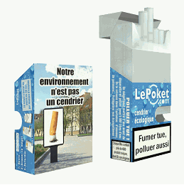 Cendrier de poche gratuit