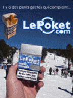 cendrier de ski